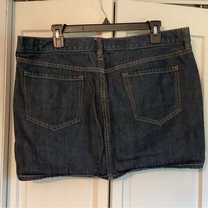 Dark Denim Mini Skirt